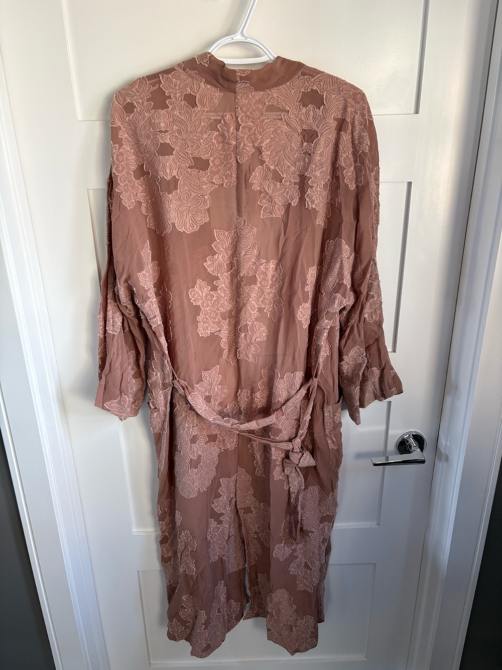 Wilfred Mauve Lace-Trim Cape - Picture 4 of 5